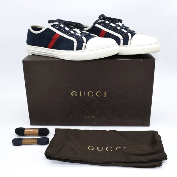 gucci ace navy blue